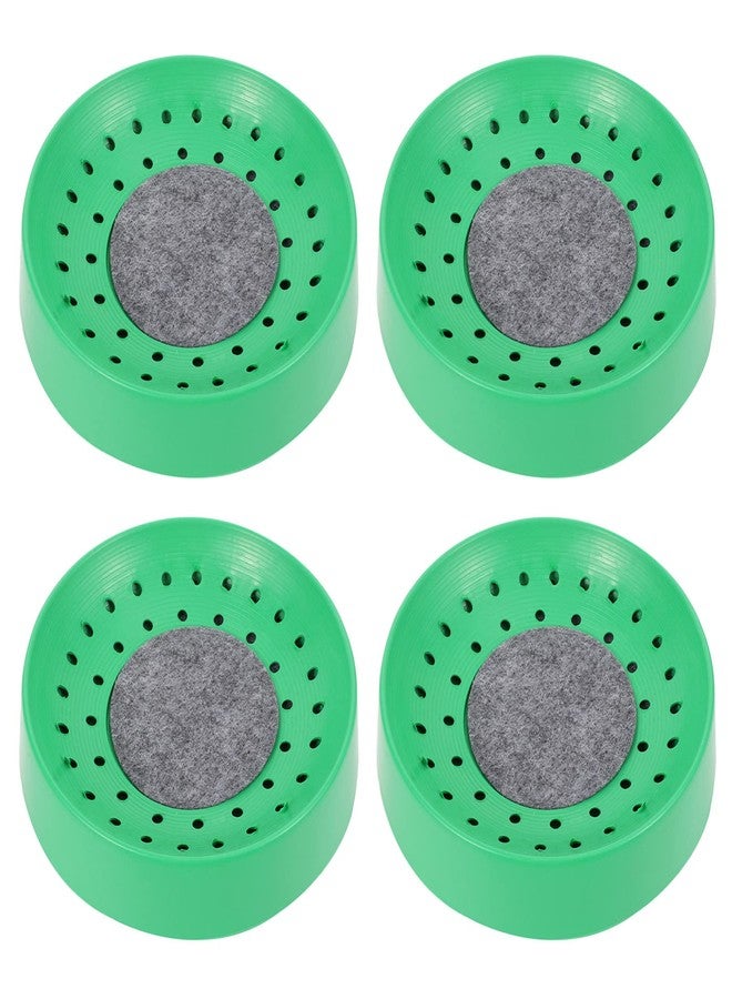 SHINEOFI Pigeon Nest Equipment 4-Pack Plastic Breeding Bowls with Non-Slip Mats for Pigeon Coop Bird Breeding House Suitable for Small Birds and Quails 8.86X8.86X1.97 Inches - Image 1